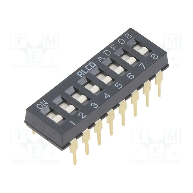 TE CONNECTIVITY Switch: DIP-SWITCH; Poles number: