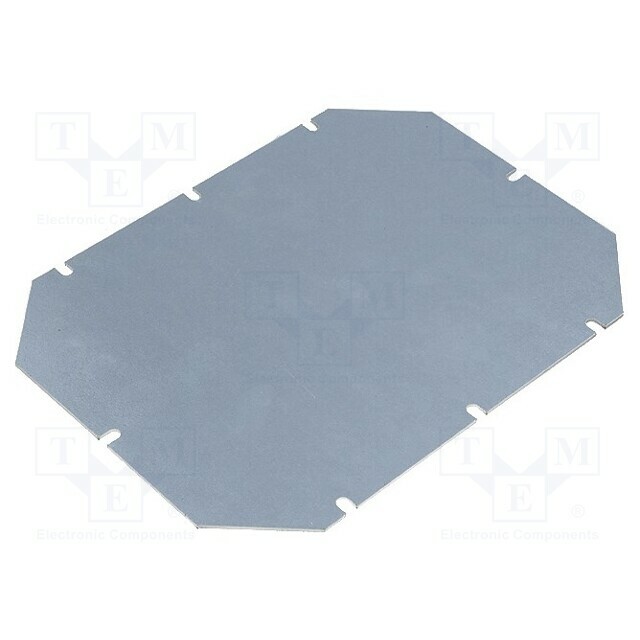 FIBOX Mounting plate; zinc-plated steel; W: