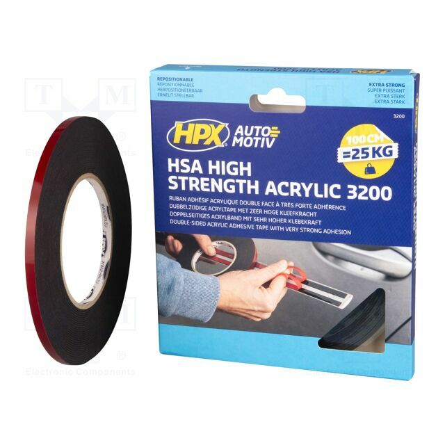 Tape: fixing; W: 6mm; L: 10m