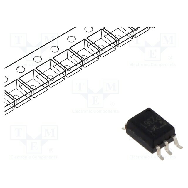 TOSHIBA Optocoupler; SMD; Ch: 1; OUT: