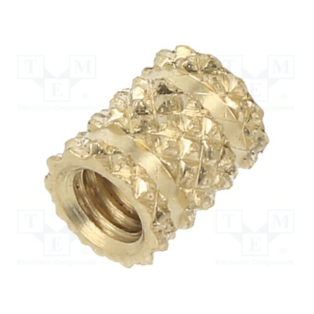 TAPPEX Threaded insert; brass; M4; BN