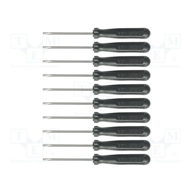 BERNSTEIN Screwdriver: universal-set; slot; 10pcs. |