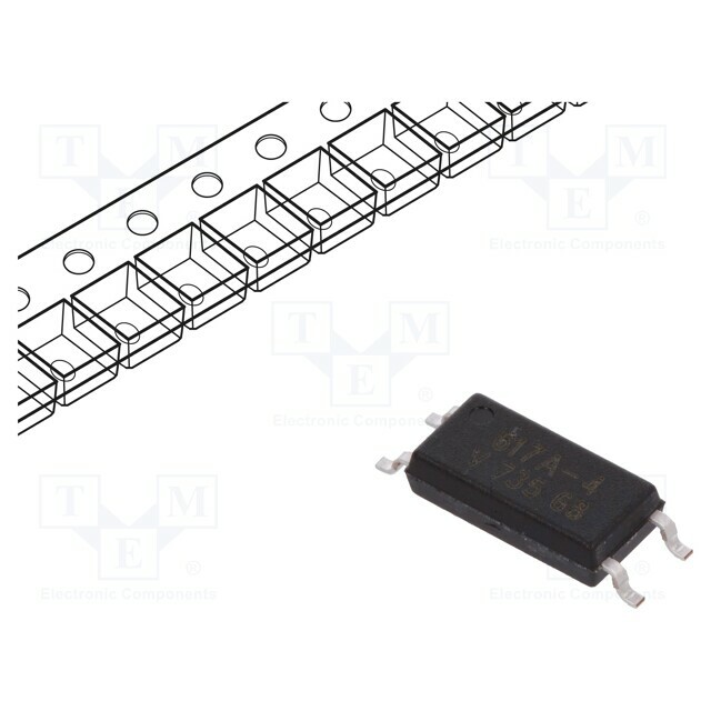 VISHAY Optocoupler; SMD; Ch: 1; OUT: