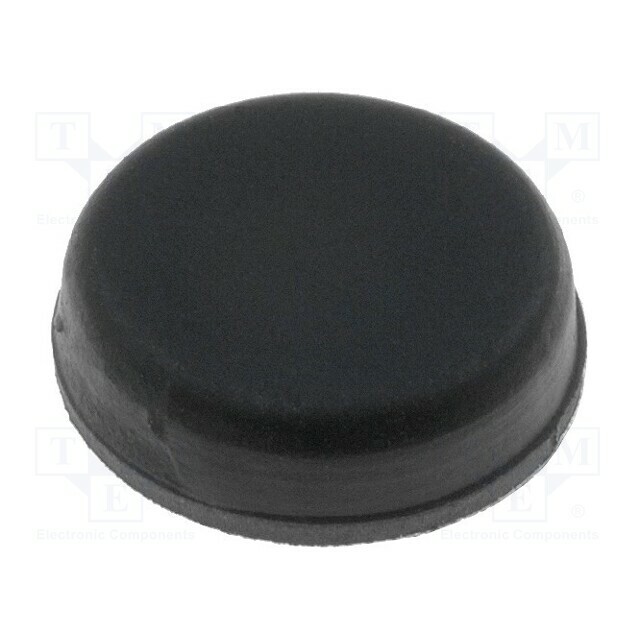 FIX&FASTEN Self-adhesive foot; black; rubber; A: