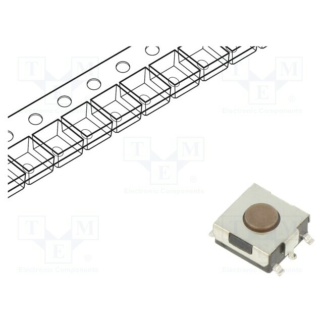 TE CONNECTIVITY Microswitch TACT; SPST-NO; Pos: