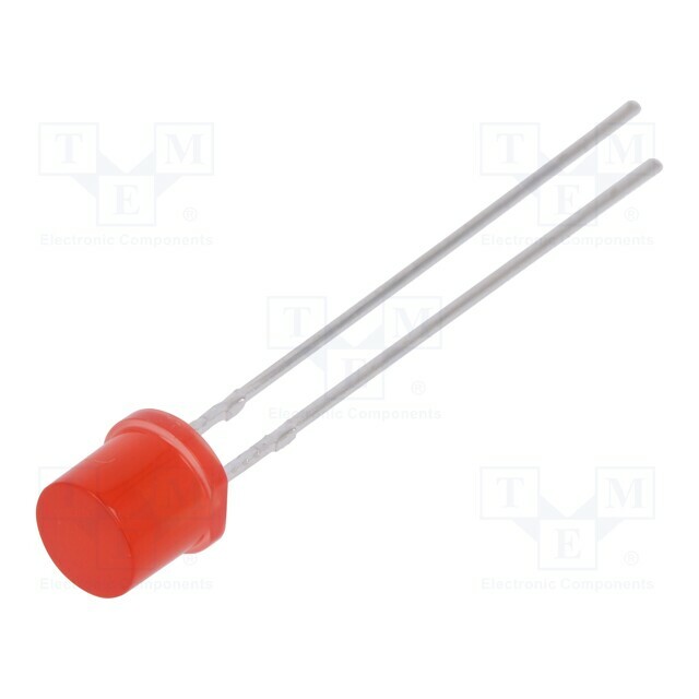 LUCKY LIGHT LED; red; 5mm; 70÷120mcd