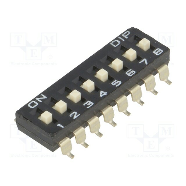 DIPTRONICS Switch: DIP-SWITCH; Poles number: 8