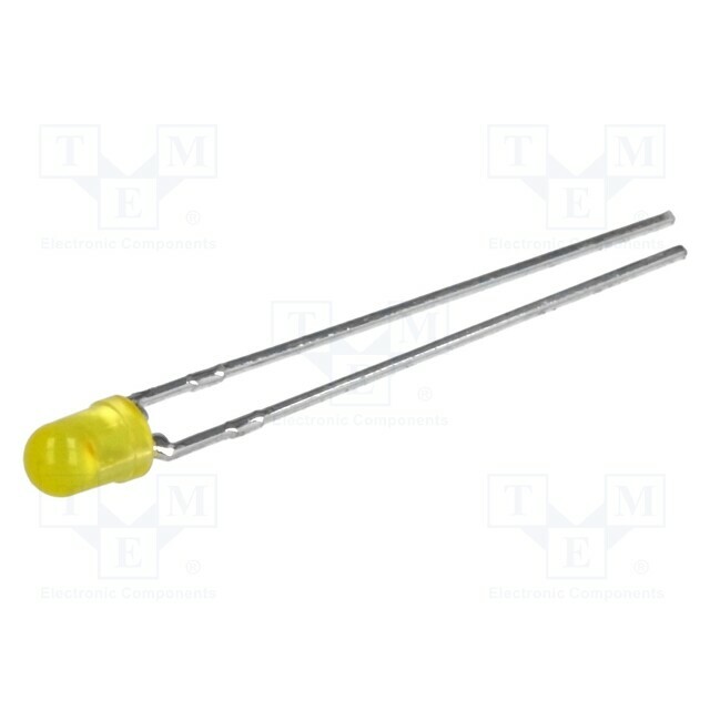 BROADCOM (AVAGO) LED; yellow; 3mm; 0