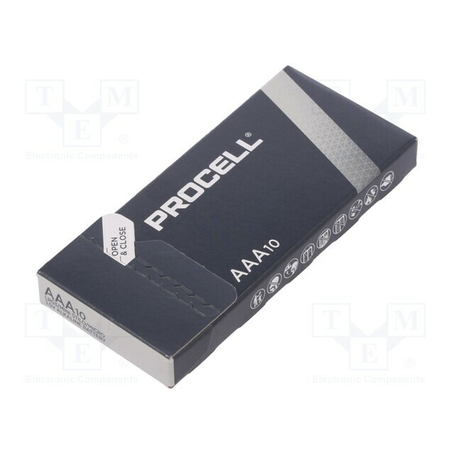 PROCELL Battery: alkaline; AAA,R3; 1