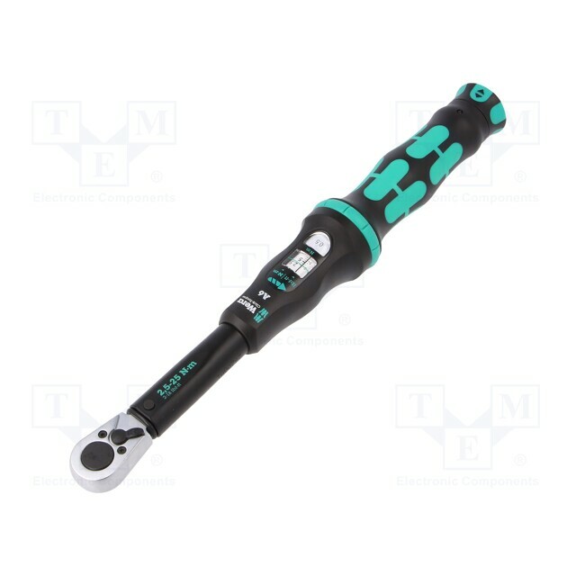 Wrench: torque; 290mm; 2.5÷25Nm; 1/4"