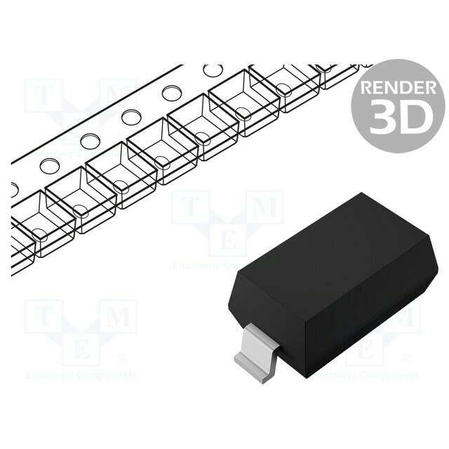 ONSEMI Diode: Schottky rectifying; SOD123; SMD