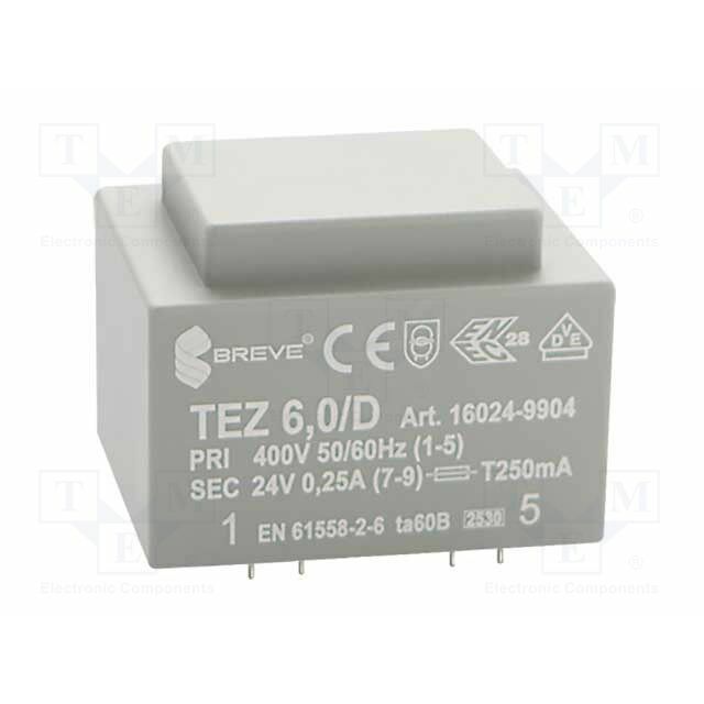 BREVE TUFVASSONS Transformer: encapsulated; 6VA; 400VAC