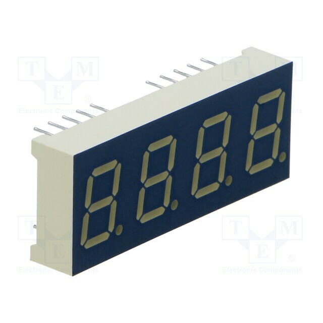 KINGBRIGHT ELECTRONIC Display: LED; 7-segment; 10