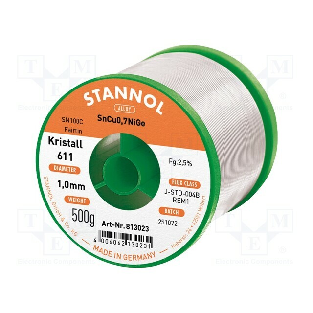 STANNOL Tin; lead free; Sn99,3Cu0