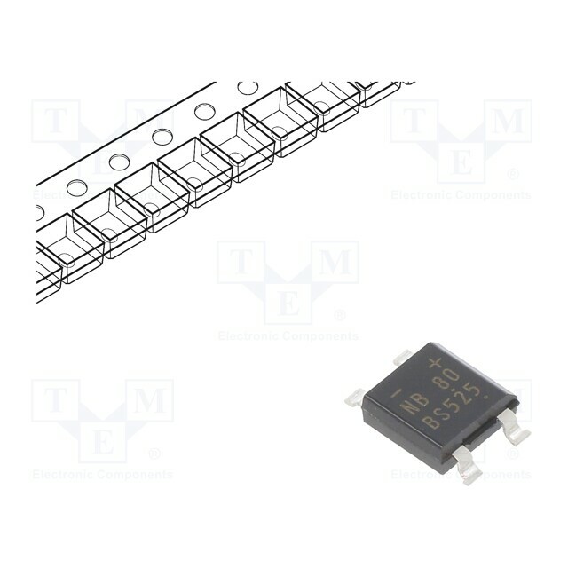 SHINDENGEN Bridge rectifier: single-phase; Urmax: 800V