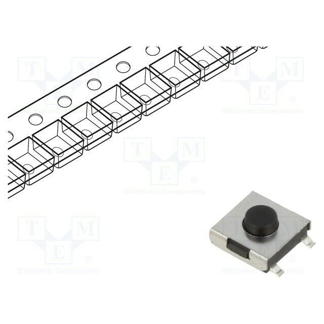 C&K Microswitch TACT; SPST-NO; Pos: 2