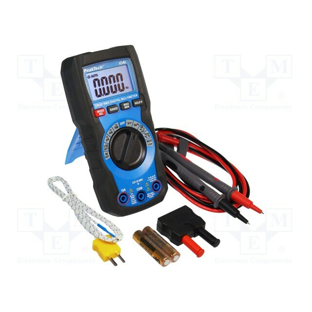 PEAKTECH Digital multimeter; LCD; 3,75