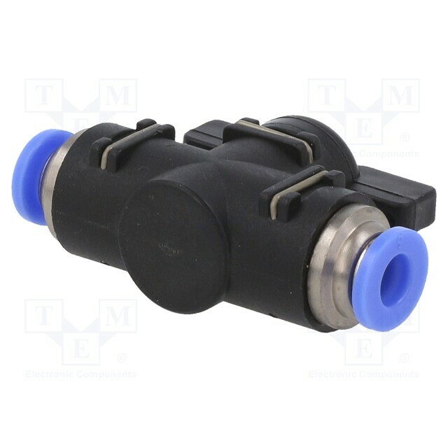 PNEUMAT Shutoff valve; 0÷10bar; nickel plated