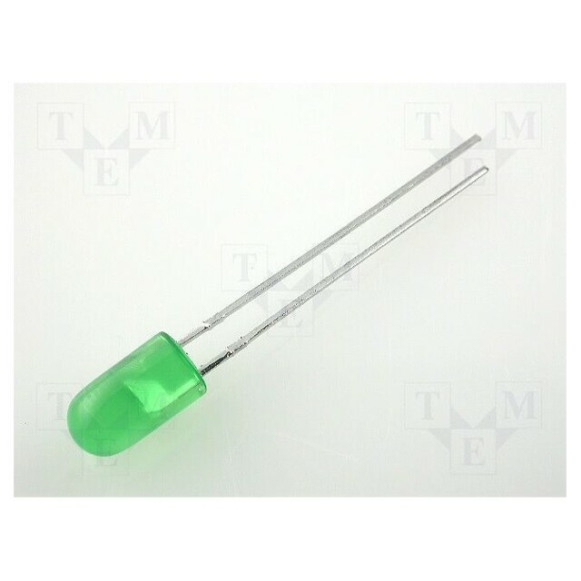 KINGBRIGHT ELECTRONIC LED; green; 5mm; 5÷20mcd