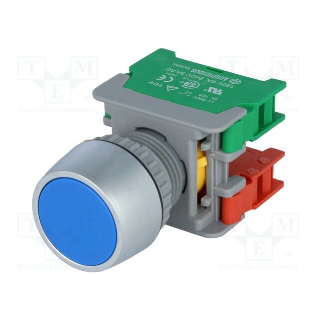 AUSPICIOUS Switch: push-button; 22mm; Stabl.pos: