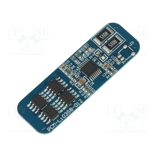 SMARTEC BMS protection; Li-Ion; 50x16x4mm; 7A
