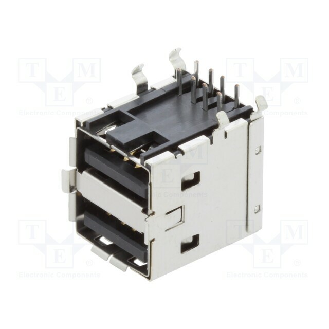 MOLEX Connector: USB A; socket; on