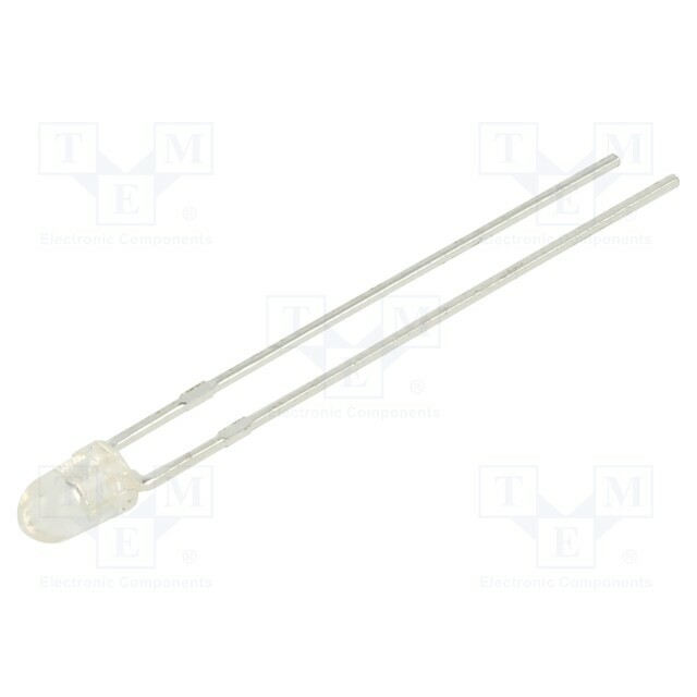 KINGBRIGHT ELECTRONIC LED; red; 3mm; 380÷900mcd
