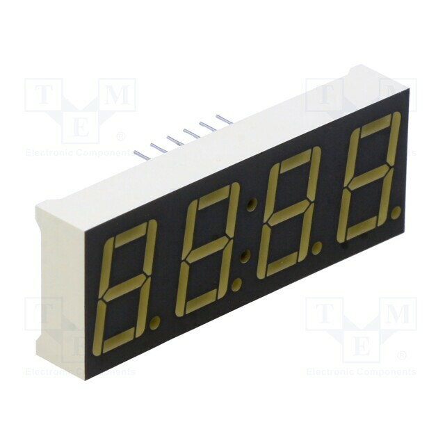 KINGBRIGHT ELECTRONIC Display: LED; 7-segment; 14