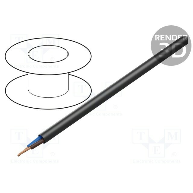 LAPP Wire; H07RN-F; 2x2.5mm2; round