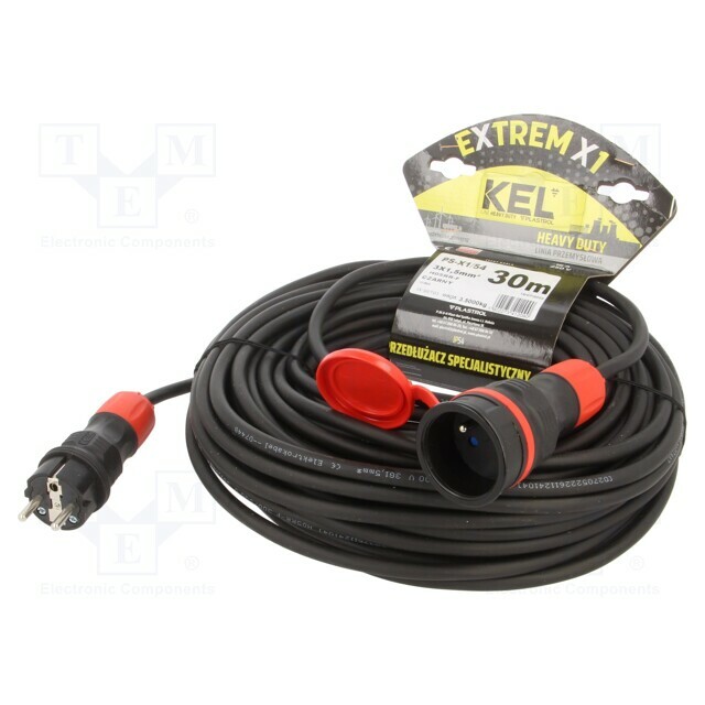 KEL Extension lead; H05RR-F; 3G1.5mm2