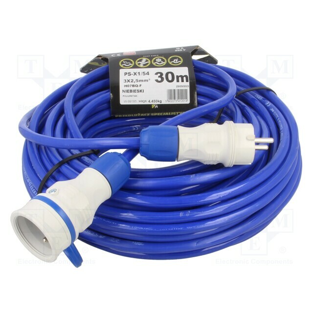 KEL Extension lead; H07BQ-F; 3G2.5mm2