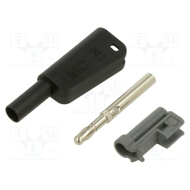 STAUBLI Laboratory connector: 4mm banana; plug