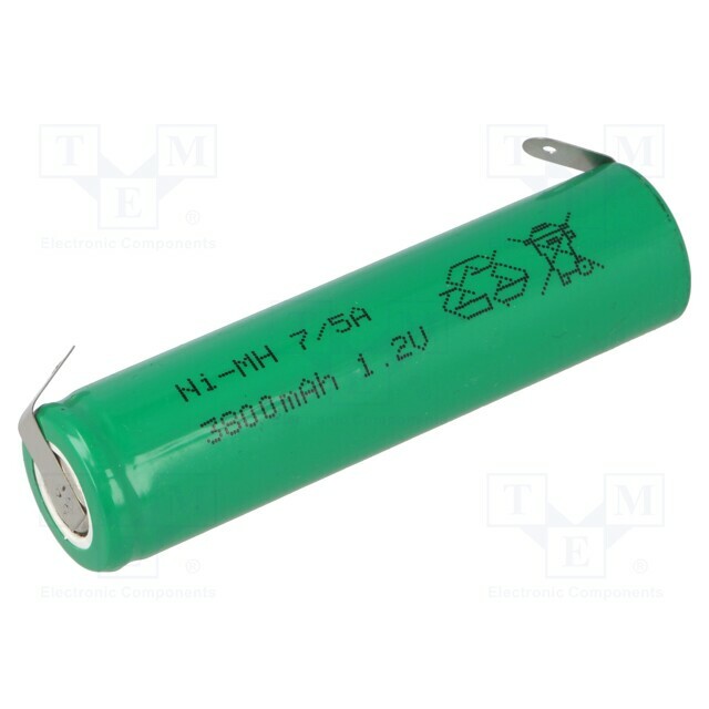 JJJ Re-battery: Ni-MH; 7/5A,7/5R23; 3800mAh