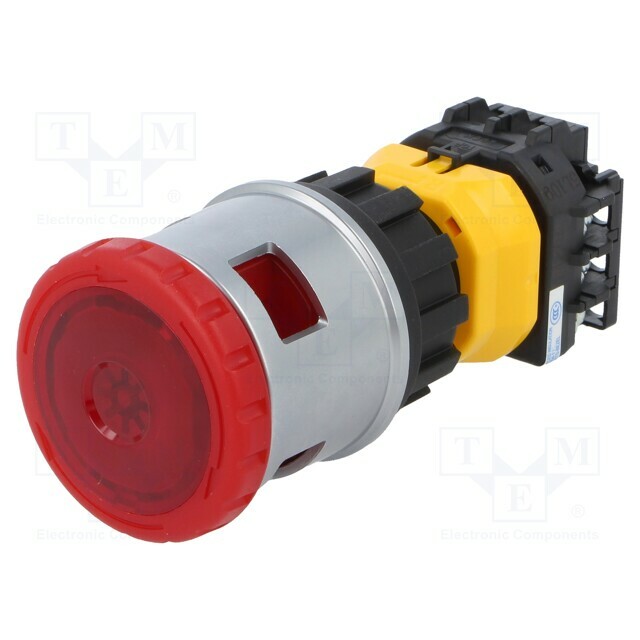 IDEC Switch: emergency stop; 30mm; Stabl