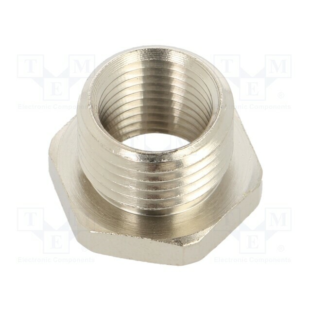 HELLERMANNTYTON Thread adapter; PG7; M16; brass