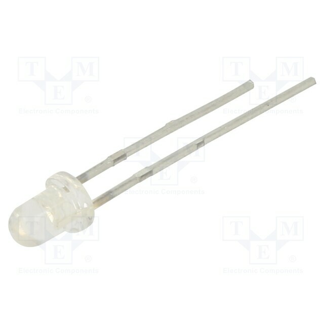 EVERLIGHT LED; blue; 3mm; 400÷800mcd; 20°