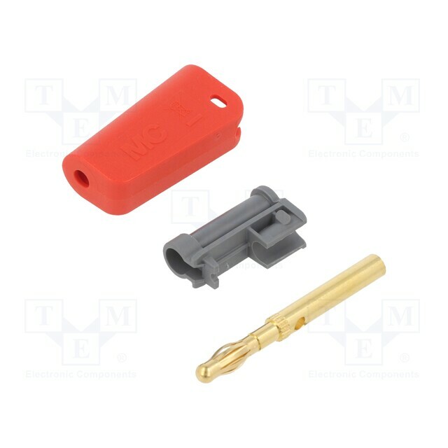 STAUBLI Laboratory connector: 4mm banana; plug