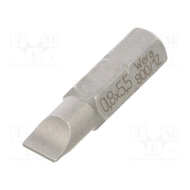 Screwdriver bit; slot; 5.5x0.8mm