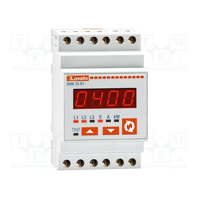 LOVATO ELECTRIC Meter: power; digital,mounting