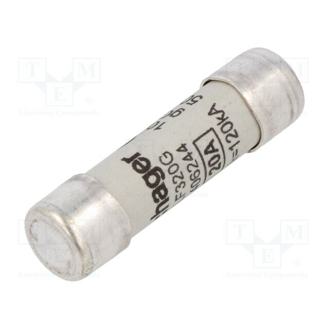 HAGER Fuse: fuse; 10x38mm; cylindrical,industrial