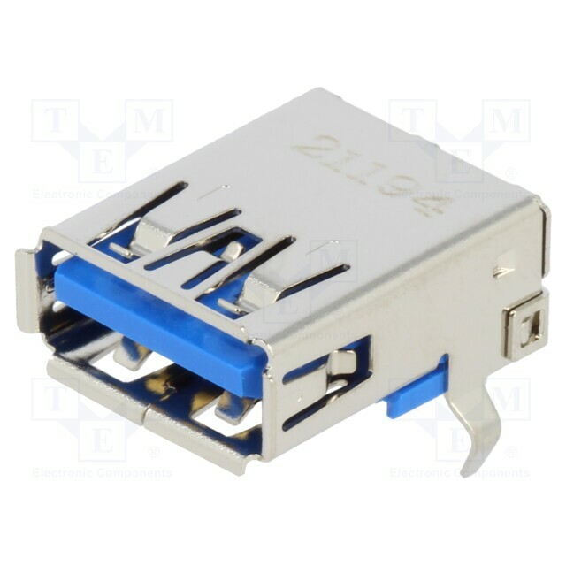 MOLEX Connector: USB A; socket; on
