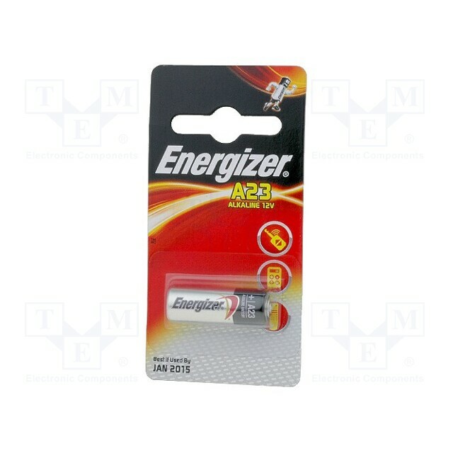ENERGIZER Battery: alkaline; 23A,8LR932,LRV08