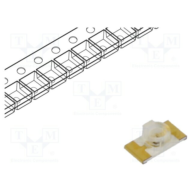 KINGBRIGHT ELECTRONIC LED; green; SMD; 1206