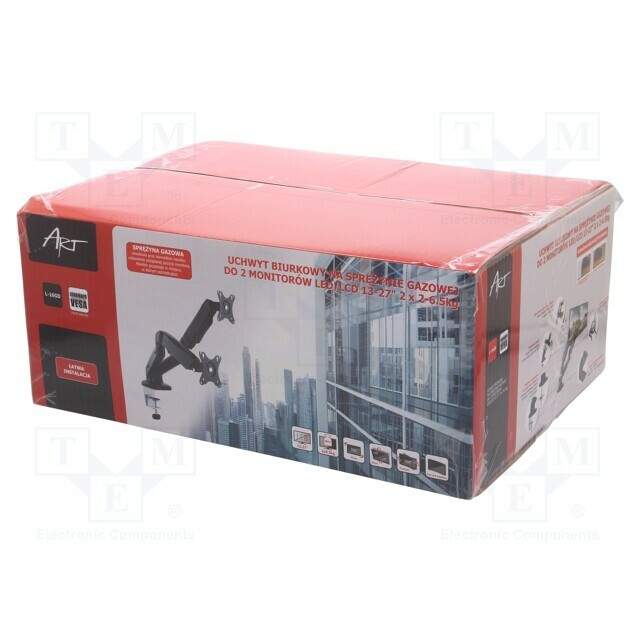Holder: wall mounting; monitor,TV; 75x75mm