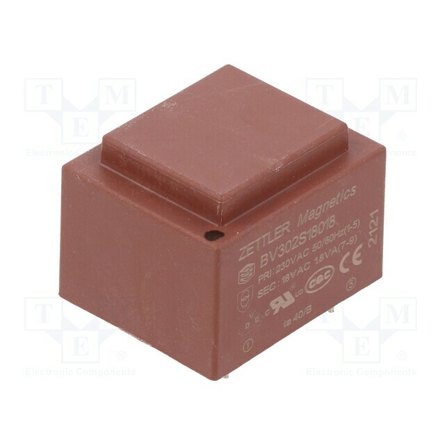 ZETTLER Transformer: encapsulated; 1.8VA; 230VAC