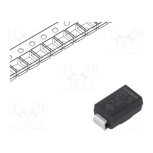 VISHAY Diode: Schottky rectifying; SMA; SMD