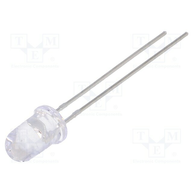 LUCKY LIGHT LED; green; 5mm; 1000÷1500mcd