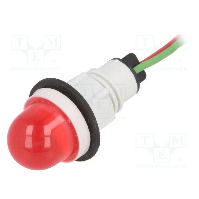POLAM-ELTA Indicator: LED; prominent; red; 24VDC