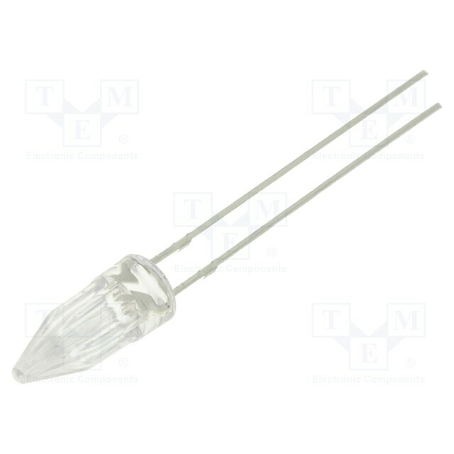 OPTOSUPPLY LED; blue; 5mm; 1120÷1560mcd; 100°