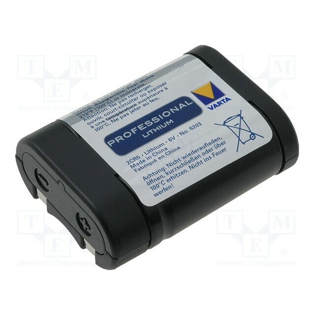 VARTA Battery: lithium; 2CR5; 6V; non-rechargeable